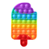 New Fidget Toys Antistress Toys Push Bubble Silicone for Children Adult Stress Reliever Squeeze Board Fidget Game frete grátis