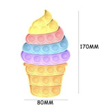 New Fidget Toys Antistress Toys Push Bubble Silicone for Children Adult Stress Reliever Squeeze Board Fidget Game frete grátis