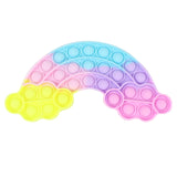 New Fidget Toys Antistress Toys Push Bubble Silicone for Children Adult Stress Reliever Squeeze Board Fidget Game frete grátis
