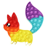 New Fidget Toys Antistress Toys Push Bubble Silicone for Children Adult Stress Reliever Squeeze Board Fidget Game frete grátis