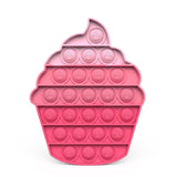 New Fidget Toys Antistress Toys Push Bubble Silicone for Children Adult Stress Reliever Squeeze Board Fidget Game frete grátis