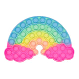 New Fidget Toys Antistress Toys Push Bubble Silicone for Children Adult Stress Reliever Squeeze Board Fidget Game frete grátis