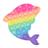 New Fidget Toys Antistress Toys Push Bubble Silicone for Children Adult Stress Reliever Squeeze Board Fidget Game frete grátis