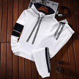 Winter Hoodie Sets Men Tracksuit Casual Hoodies Sweatshirt+Sweatpants 2 Piece Set Male Pullover Hoody Fashion Streetwear Clothes - Livefree