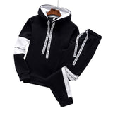 Winter Hoodie Sets Men Tracksuit Casual Hoodies Sweatshirt+Sweatpants 2 Piece Set Male Pullover Hoody Fashion Streetwear Clothes - Livefree