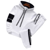 Winter Hoodie Sets Men Tracksuit Casual Hoodies Sweatshirt+Sweatpants 2 Piece Set Male Pullover Hoody Fashion Streetwear Clothes - Livefree