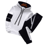 Winter Hoodie Sets Men Tracksuit Casual Hoodies Sweatshirt+Sweatpants 2 Piece Set Male Pullover Hoody Fashion Streetwear Clothes - Livefree