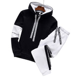 Winter Hoodie Sets Men Tracksuit Casual Hoodies Sweatshirt+Sweatpants 2 Piece Set Male Pullover Hoody Fashion Streetwear Clothes - Livefree