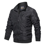 New Solid Stand Collar Casual Men's Bomber Jacket Youth Flight Coat Jaket Men Jackets Chaquetas Hombre