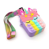 New Fidget Toys Antistress Toys Push Bubble Silicone for Children Adult Stress Reliever Squeeze Board Fidget Game frete grátis