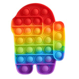 Squeeze Toy Fidget Toys Anime Push Bubble Sensory Autism Needs Squishy Stress Reliever Adult Kid Funny - Livefree