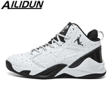 Basketball Shoes Men Air Basketball Sneakers Women Couple Mixed Color Breathable Sports Shoes Fitness Trainers Size 46
