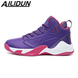 Basketball Shoes Men Air Basketball Sneakers Women Couple Mixed Color Breathable Sports Shoes Fitness Trainers Size 46