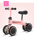 Infant 4 Wheels Baby Walker Kids Bikes Scooter Bicycle Balance Bike Toddler Walker Ride On Toys Car Christmas Gift 1-4 years old - Livefree