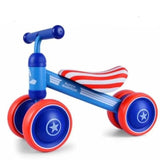 Infant 4 Wheels Baby Walker Kids Bikes Scooter Bicycle Balance Bike Toddler Walker Ride On Toys Car Christmas Gift 1-4 years old - Livefree