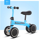 Infant 4 Wheels Baby Walker Kids Bikes Scooter Bicycle Balance Bike Toddler Walker Ride On Toys Car Christmas Gift 1-4 years old - Livefree