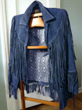 Suede Tassel Bohemian Ethnic Jacket Women 2022 Spring/Autumn Crop Puffer Jacket Women Solid Jaket Coats Women Clothing