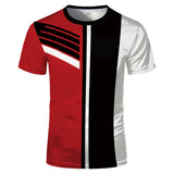 New summer men's 3D print pattern T-shirt loose casual clothes short-sleeved fashion trend round neck tops - Livefree