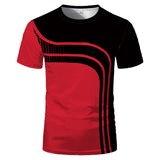 New summer men's 3D print pattern T-shirt loose casual clothes short-sleeved fashion trend round neck tops - Livefree