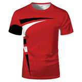 New summer men's 3D print pattern T-shirt loose casual clothes short-sleeved fashion trend round neck tops - Livefree