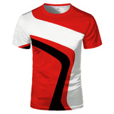 New summer men's 3D print pattern T-shirt loose casual clothes short-sleeved fashion trend round neck tops - Livefree