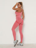Women's Sets Skinny Tracksuit Breathable Bra Long Sleeve Top Seamless Outfits High Waist Push Up Leggings Gym Clothes Sport Suit - Livefree