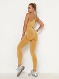 Women's Sets Skinny Tracksuit Breathable Bra Long Sleeve Top Seamless Outfits High Waist Push Up Leggings Gym Clothes Sport Suit - Livefree